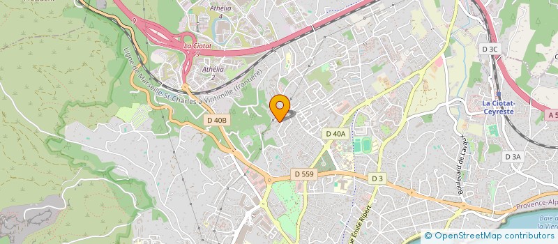 localisation de l'entreprise VGP REVI à LA CIOTAT