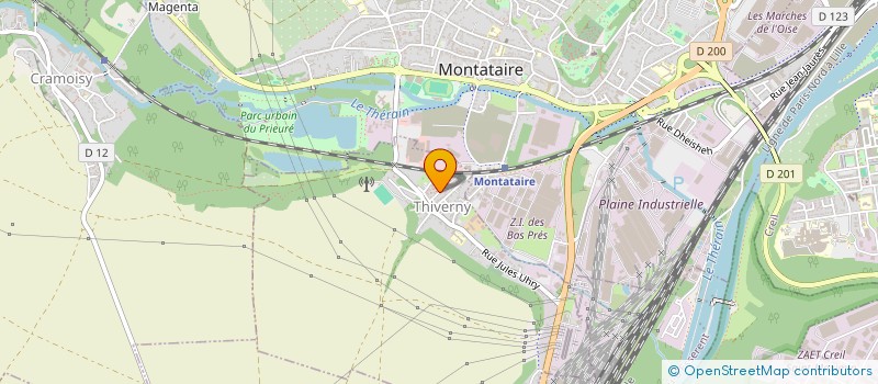 localisation de l'entreprise VGPI SECURITE PRIVEE  THIVERNY