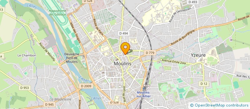 localisation de l'entreprise VGR à MOULINS
