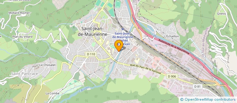 localisation de l'entreprise VGROUPE à SAINT-JEAN-DE-MAURIENNE