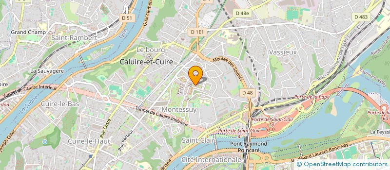 localisation de l'entreprise VGS OPTIQUE MONTESSUY à CALUIRE-ET-CUIRE