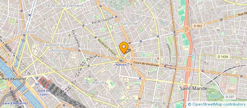 localisation de l'entreprise VGZ à SAINT-MANDE