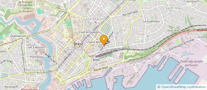 localisation de l'entreprise VH 63  BREST