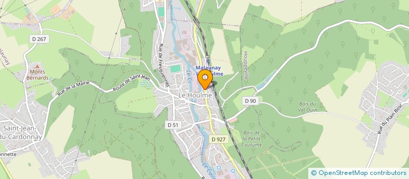 localisation de l'entreprise VH AUTOMOBILE  LE HOULME