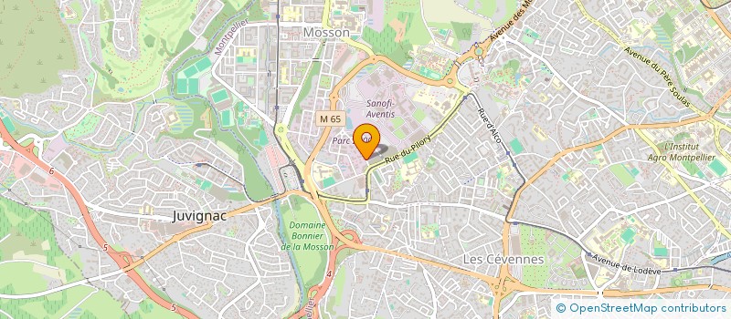 localisation de l'entreprise VH COMPANY à MONTPELLIER
