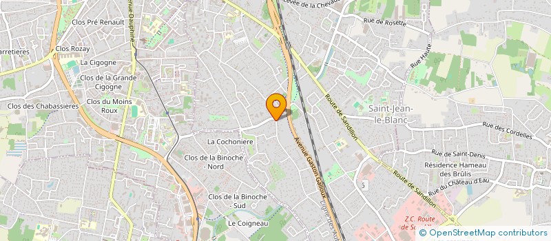localisation de l'entreprise VH CONSEIL & FORMATION  SAINT-JEAN-LE-BLANC