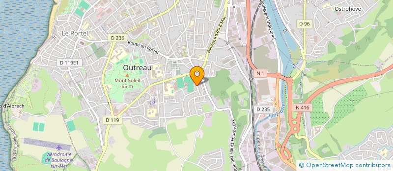 localisation de l'entreprise VH CONSEILS  OUTREAU