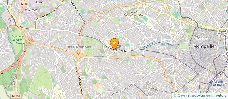 localisation de l'entreprise VH FORMATION  MONTPELLIER