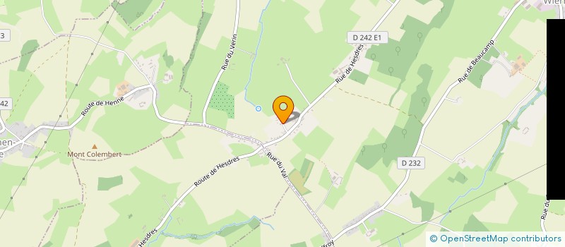 localisation de l'entreprise VH HOLDING  RINXENT