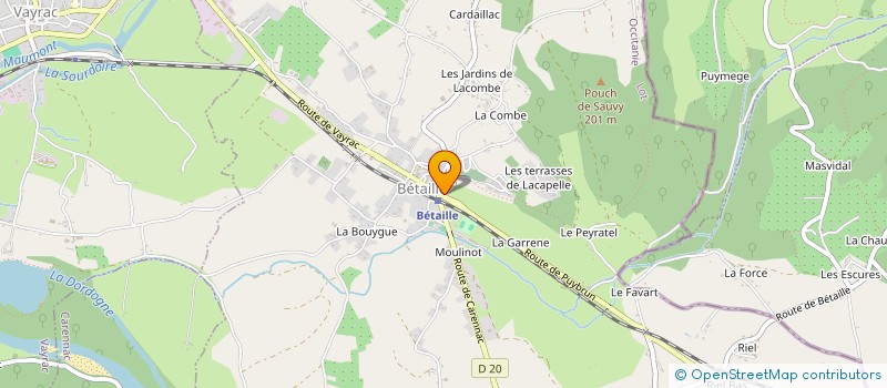 localisation de l'entreprise VH IMMO  BETAILLE