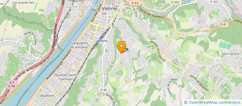 localisation de l'entreprise VH IMMO SERVICES  VIENNE