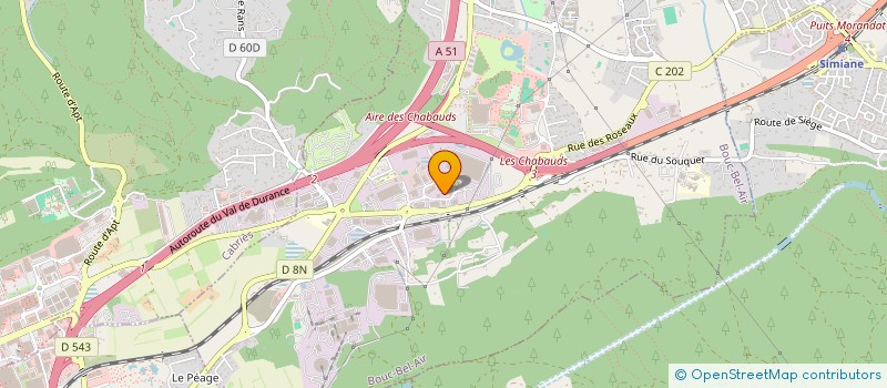 localisation de l'entreprise VH IMMOBILIERE à BOUC-BEL-AIR