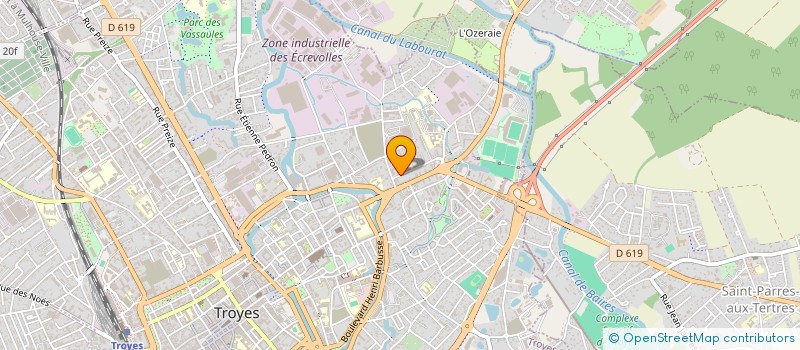 localisation de l'entreprise VH INTERIOR à TROYES