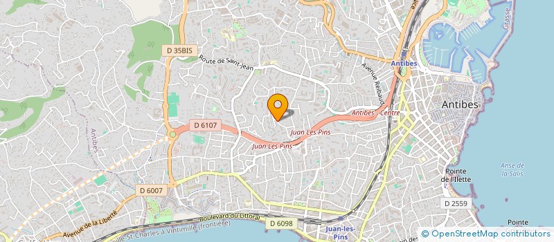 localisation de l'entreprise VH INVEST à LE CANNET