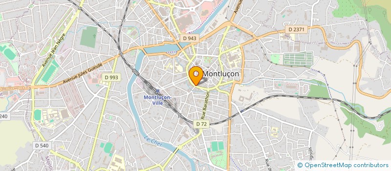 localisation de l'entreprise VH INVESTISSEMENT à MONTLUCON