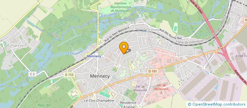 localisation de l'entreprise VH INVESTISSEMENT à MENNECY