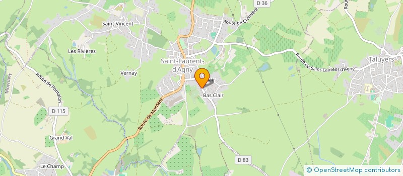 localisation de l'entreprise VH PRESTA  SAINT-LAURENT-D'AGNY