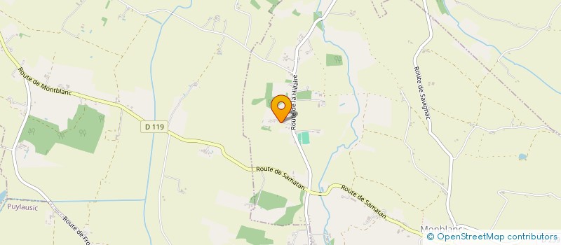 localisation de l'entreprise VH & VS  MONBLANC