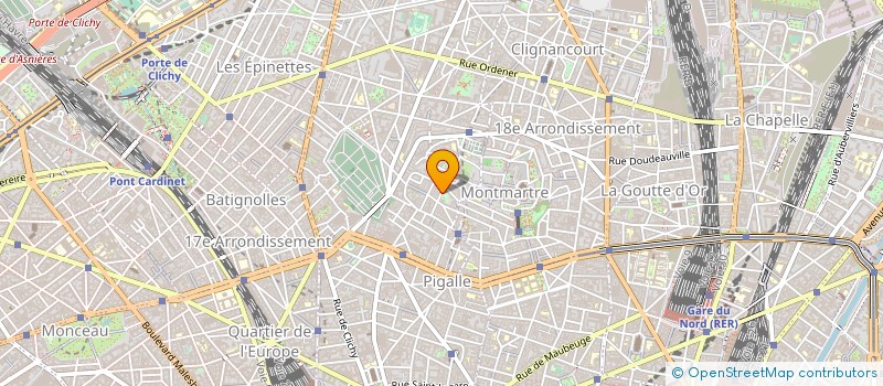 localisation de l'entreprise VH2O à PARIS