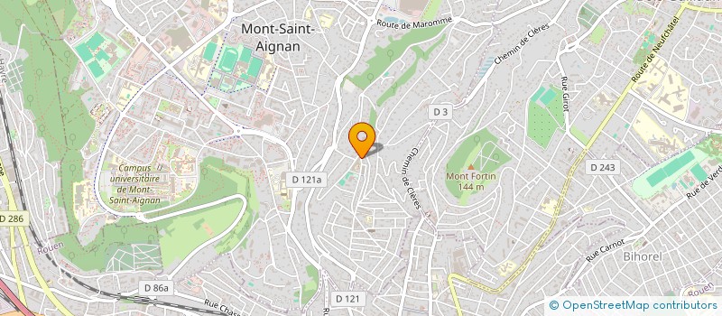 localisation de l'entreprise VHAG  MONT-SAINT-AIGNAN