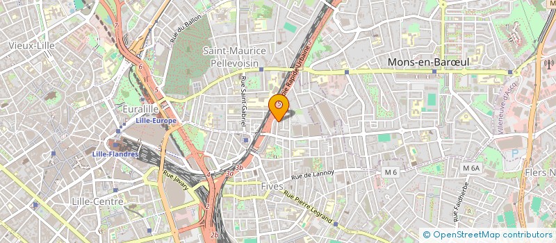 localisation de l'entreprise VHD ELECTRICITE DIFFUSION à LILLE