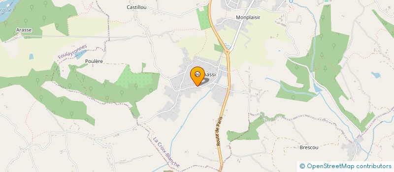 localisation de l'entreprise VHD EXPERTISE  LA CROIX-BLANCHE