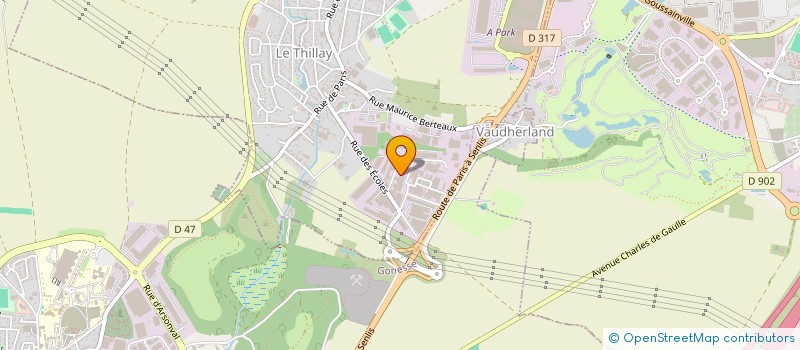 localisation de l'entreprise VHD RENOV  LE THILLAY