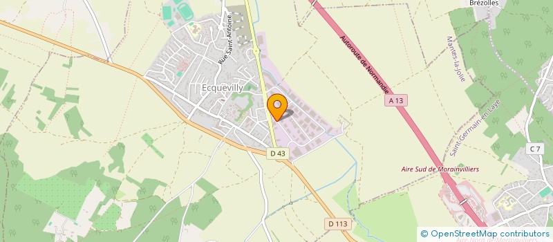 localisation de l'entreprise VHE-POISSY  ECQUEVILLY