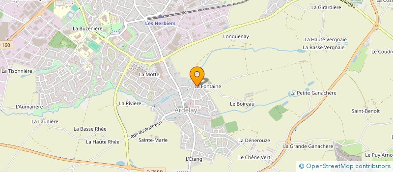localisation de l'entreprise VHE VRIGNAUD à LES HERBIERS