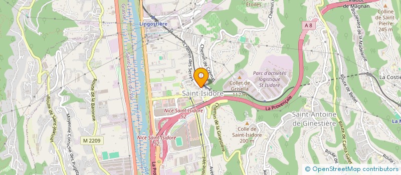 localisation de l'entreprise VHEC  NICE