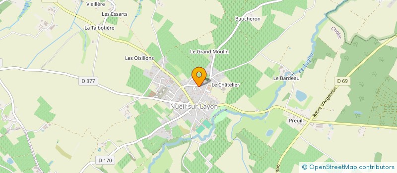 localisation de l'entreprise VHF INVEST à LYS-HAUT-LAYON