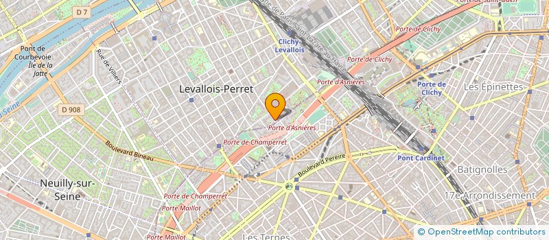 localisation de l'entreprise VHHS INTERNATIONAL à LEVALLOIS-PERRET