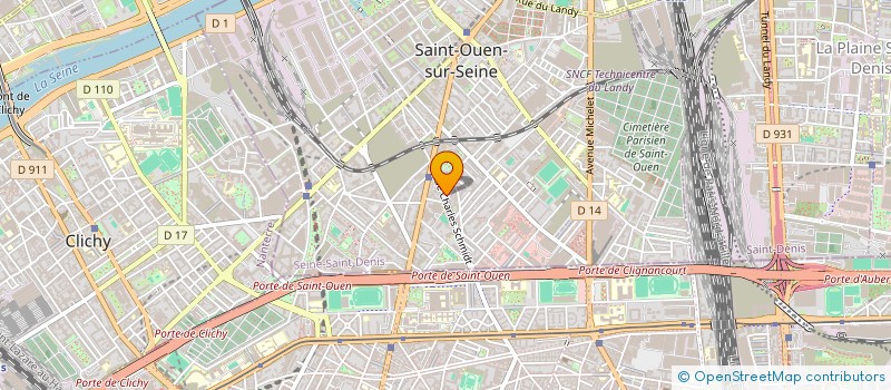 localisation de l'entreprise VHK HOLDING à SAINT-OUEN-SUR-SEINE