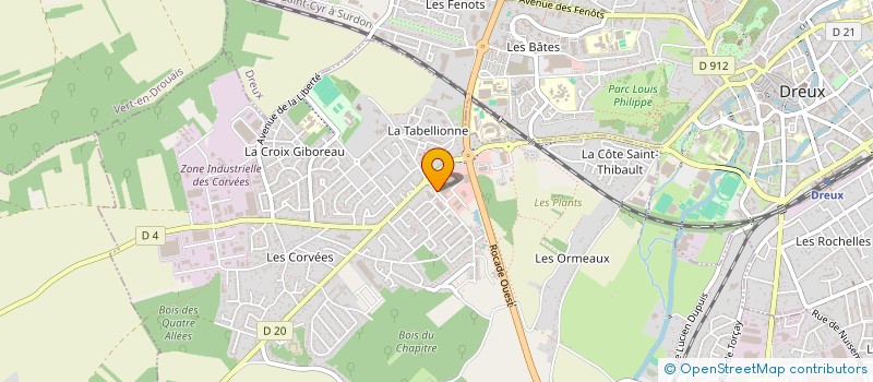 localisation de l'entreprise VHM à VERNOUILLET