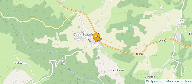 localisation de l'entreprise VHN IMMO à SAINT-BEAUZIRE