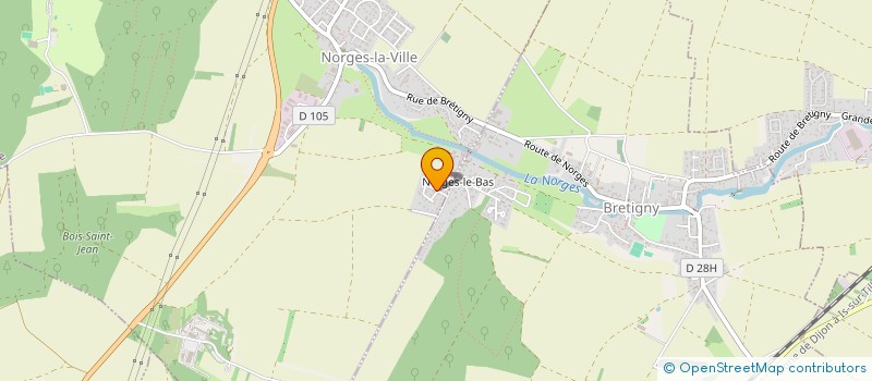 localisation de l'entreprise VHOME  NORGES-LA-VILLE