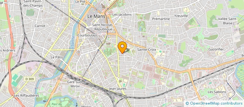 localisation de l'entreprise VHPGT  LE MANS