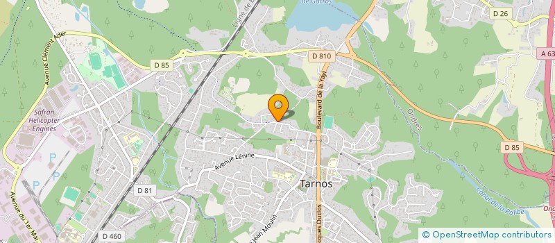 localisation de l'entreprise VHR COMPETITION  LABENNE