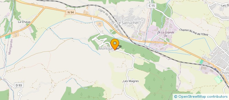 localisation de l'entreprise VHT SOL NEUF ET RENOVATION  MONTGARDIN