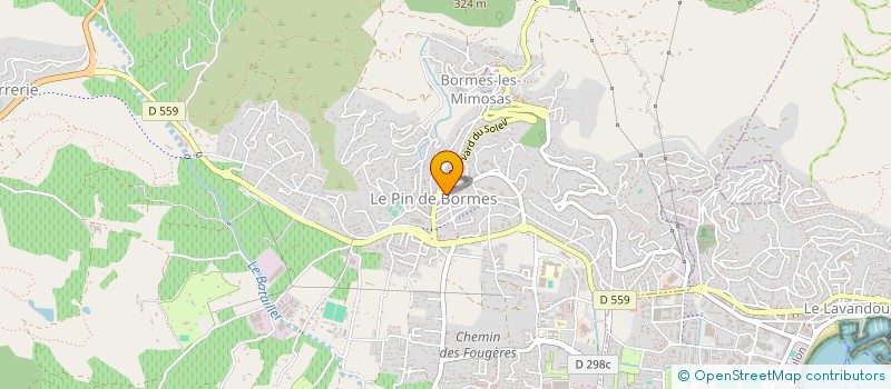 localisation de l'entreprise VI à BORMES-LES-MIMOSAS
