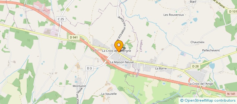 localisation de l'entreprise VI 87 à SAINT-VICTURNIEN