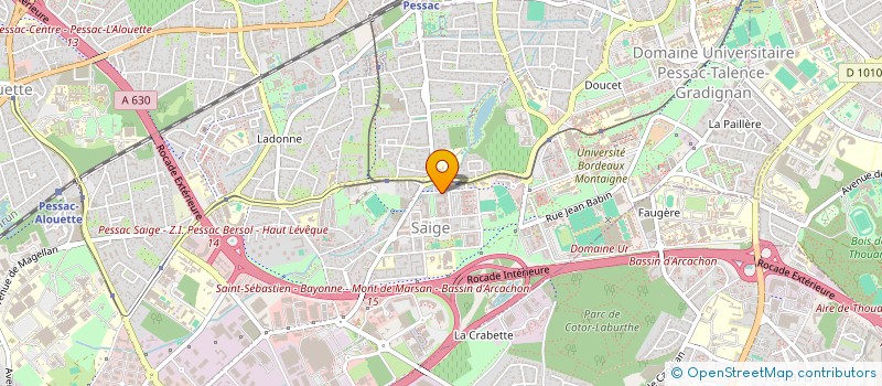 localisation de l'entreprise VI CONSULTING  PESSAC