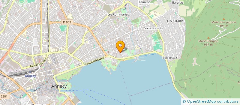 localisation de l'entreprise VI E MOTION à ANNECY