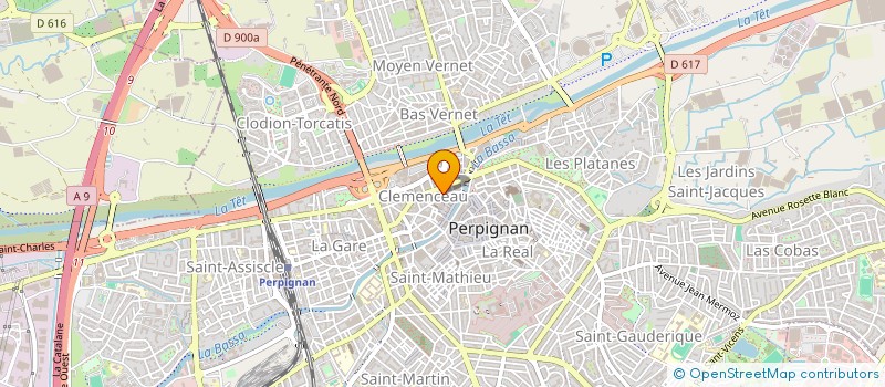 localisation de l'entreprise VI-NI SOUDANT-MERCIER  PERPIGNAN