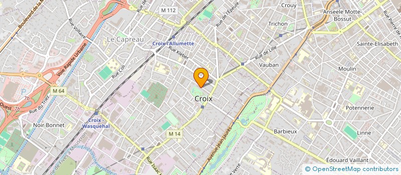 localisation de l'entreprise VI.P à CROIX