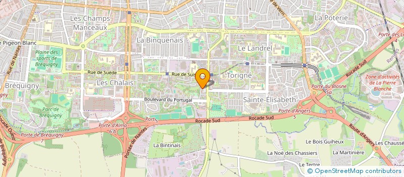 localisation de l'entreprise VI-VA FESTIVAL  RENNES