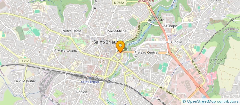 localisation de l'entreprise VI VOYAGES INTERNATIONAUX  SAINT-BRIEUC