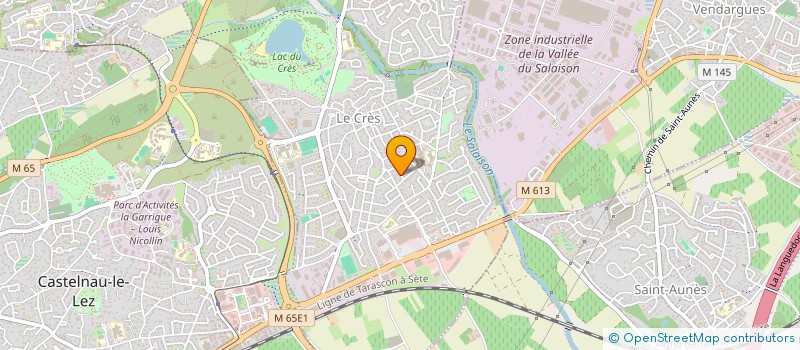 localisation de l'entreprise VI5  LE CRES