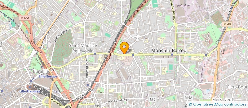 localisation de l'entreprise VIA à MONS-EN-BAROEUL