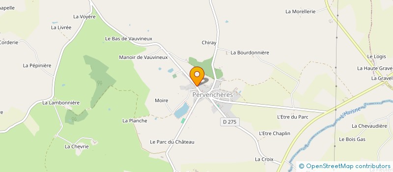 localisation de l'entreprise VIA à PERVENCHERES